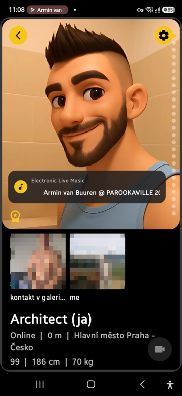 Music on profile